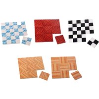 Simulation 1/12 Miniatures Doll House Floor Sticker Doll Scene Decoration
