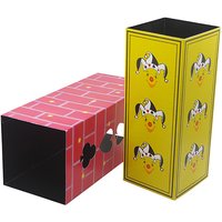 Production Tubes (Folding,Paper) Magic Tricks Stage Illusions Gimmicks Mentalism Silk Flower Appear From Empty Tubes Easy Magia