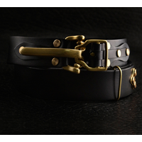 Handmade diy cavalry belt genuine leather belt for young men pure cowhide first layer cowhide young people jeans belt