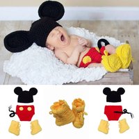 Hand-woven Photography Clothing Newborn Photography Props Knitted Cotton Baby Photoshoot Outfit Cute Clothes Baby Souvenirs