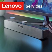 Lenovo Original Deep Bass RGB Light Computer Speakers Wired/Bluetooth Dual Channel Music Player HiFi Sound Stereo Loudspeaker