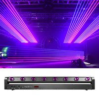 FODGDT 8x15w Beam Moving Head RGBW 4in1 Bar Light For DJ Disco Wedding Party Stage Light Effect Professional DMX 512 Stage Light
