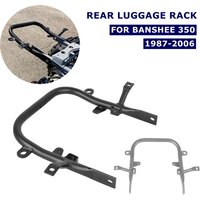 Motorcycle Rear Luggage Rack For Yamaha Banshee 350 1987-2006 Support Holder Cargo Tail Rack Bumper Grab Bar Bracket Banshee350