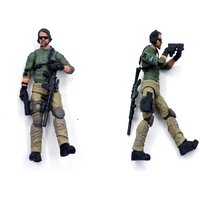 1/18 3.75 Action Figures Military Armed Force Series Anime Scene Accessory Model Gift
