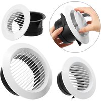Durable Plastic Air Vent Air Circulation Various Shapes Ducting Ventilation Grilles Anti-bird and Rat Extract Valve Grille