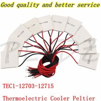 TEC1-12706 TEC1- 12705 12703 12704 12706 12708 12709 12710 12712 12715 12V 40*40mm TEC Thermoelectric Cooler Peltier water block