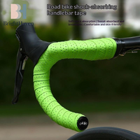 1Pair Anti-Vibration Bike Handlebar Tape Non-Slip PU EVA Bicycle Handle Bar Tape Soft Skin-friendly Road Bike Handlebar Tape B.H