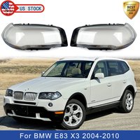 Ersatz für BMW E83 X3 Scheinwerferabdeckung Sport 2004 2005 2006 2007-2010 Lampenschirm Links Rechts Ein Paar Vordere Scheinwerferlinse Automotive DRL Gehäuse