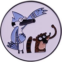 Regular Show enamel pin badge cartoon TV Series Jewelry Gift