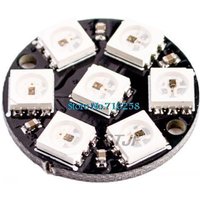 5pcs/lot 7 Bits 7 X WS2812 5050 RGB LED Ring Lamp Light with Integrated Drivers