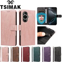 RFID Wallet Flip Case For Huawei Y5 Y6 Y6S Y7 Y9 Prime 2018 2019 Smart Z Nova 9 11 SE 12 12S 5T 8i Y70 Plus Y90 Leather Cover