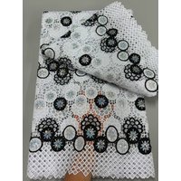 African Milk Silk Lace Fabric 2026 High Quality Nigerian Luxury Cord Guipure Sequins Lace Fabric 5 Yards Wedding Dress for Women