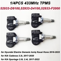 New 1/4PCS 52933D9100 52933-D9100 52933-D4100 TPMS Tire Pressure Sensor For KIA Sportage K7 KX5 Picanto Hyundai Elantra Genesis