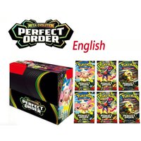 HOT 30-360Pcs Pokemon Mega Evolution PERFECT ORDER Ascended Heroes Series Booster Box Bundle Rare Holo Trading Cards Collectible