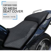 Motorrad 3D Mesh Sitzbezug für Honda CBF600 CBF 600 S 1000 CBF1000 CBF600S 2011 Rutschfester, atmungsaktiver Stoffschutz