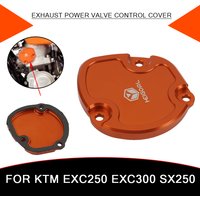 Motorcycle Left Power Valve Cover Engine Valve Exhaust Control Protection Guard Cap For KTM EXC300 EXC250 SX250 EXC 300 SX 250