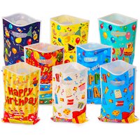 10pcs Children's Birthday Party Pearlescent Film Gift Bag Wedding Candy Bag Plastic Gift Bag