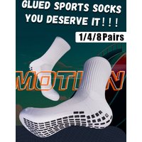 AliExpress NONE 1/4/8 Pairs Shockproof Athletic Grip Socks Men Women Cycling Running Football Socks