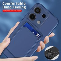 Card Slot Holder Case for Xiaomi Redmi Note 13 Pro Plus 5G Silicone Wallet Cover on Xiomi Redmi Note14 14 Pro 4G Funda