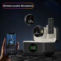 Q8 Wireless Lapel Microphone Noise Cancellation for YouTube Video Podcast Interview Compatible with Smartphone Lavalier Mic