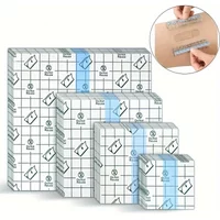 100pcs/ 50pcs Medical Adhesive Tape Transparent Tape PU Anti-allergic Medicinal Wound Dressing Fixation Tape Plaster Waterproof