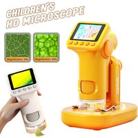 1600X Handheld Microscope 2 Inch Screen Children Magnifier Lens Mini Portable Electronic Microscopes Support Camera Photoes P02