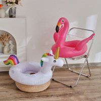 Unicorn Swimming Seat Ring Inflatable Pool Float Swim Tube Swim Circle Water Play Tube Summer Pool Party Float