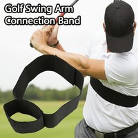 1pc Golf Swing Arm Connection Band Golf Hand Posture Corrector Nylon Elastic Training Belt for Golf Beginner Practicing