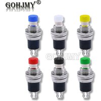 10pcs PBS-110 7MM Momentary Push Button Switch Push Reset Switch Momentary Push Button Micro Switch Normally Open No Lock