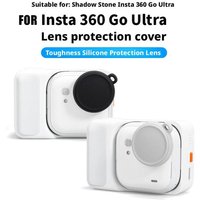 3pcs Lens Protective Cover for Insta 360 Go Ultra Anti-Scratch Dust-proof Soft Silicone Lens Protective Cap Camera Accessories