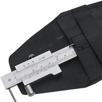 0-200mm Multifunctional Parallel Scribing Caliper Stainless Steel Marking Ruler Semicircular Gauge Measuring Tools