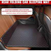 Bed Car Mattress SUV In Car Folding Of Rear Car Sleeping Mats Extension Board Trunk Sleeping Camping Mattress Portable Back Seat