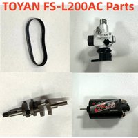 TOYAN FS-L200AC Twin Cylinder Engine Model Parts ( Carburetor / Motor / Start-up Belt / Heat Shield/ Crank Rod / Start Harness)