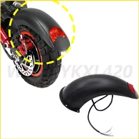 NEW For KUGOO M4/M4 Pro Accessories 10 Inch Rear Mudguard Bracket with Taillight Electric Scooter Mud Fender Guard Skateboard