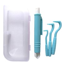 Flea Remover Hook Tick Removal Tweezer Ticks Pull Pet Cat Dog Accessaries Scratching Extractor Mite Tweezers Comb Louses Pliers