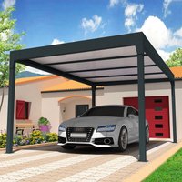Customization High Quality Heavy Duty Double Car Shelter Two Cars Garage Aluminium Pergola Car Parking Carport