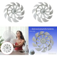 D0AB 10/12inches Big Wind Plastic Fan Blade 10 For 10/12inch 250mm Fan Part Electric