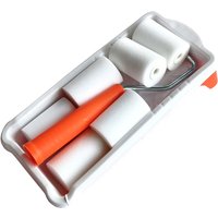2 Inch Small Paint Roller Kit High-Density Foam Paint Roller Paint Tray Liner For Wall Painting ToolsHot