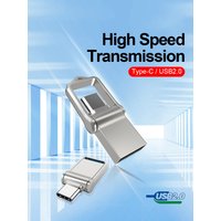Mini Type C Ultra Dual USB 2.0 Flash Drive 32GB 64GB 128GB Memory Stick Thumb Drive U Disk