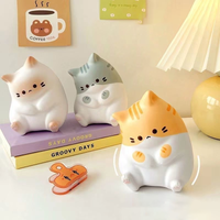1/2/3Pcs Adorable Cartoon Cat Squeeze Toys for Adult Soft Pinch PU Slow Rebound Balls Pop Fidget Toys Halloween Christmas Gifts