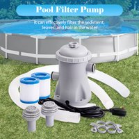 Pool filter pumpe 330 gph Plans ch becken elektrische Wasserpumpe mit 2 Pool filter patronen Pool pumpen oberirdisch kleiner Pool filter