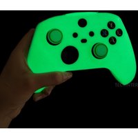 Luminous Green Glowing Protective Case For Xbox Series X/S Gamepad Silicone Cover Shell for Xbox Series S Joystick Accessories