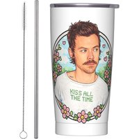 Harry Styles Tumbler Vacuum Insulated Coffee Cups Vacuum Flask School Mug Hot Cold Drink