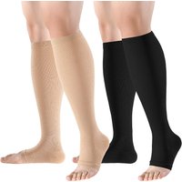 Medical Grade Compression Stockings 23-32mmHg Leg Calf Compression Socks for Varicose Veins Edema Shin Splints Nursing Support