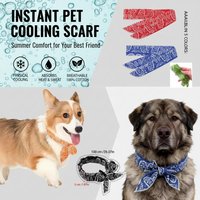 Dog Cooling Collar Summer Pet Cat Dog Ice Scarf Animal People Outdoor Sports Headband Towel Wristband Dog Bibs Pet Dog Supplies