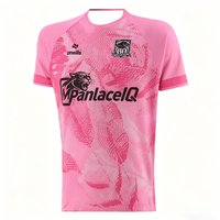 2026/27 Men Penrith Panthers Pink Rugby Jersey Breathable Quick-drying T Shirt Tee Sportswear Home Away Training Top Gift S-6XL