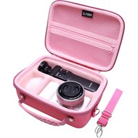 Hard Travel Case for Sony Alpha ZV-E10 / ZV-E10 II/ZV-1/ZV-1F/ZV-1 II Camera Kit Cover Storage bag pink (only bag!)