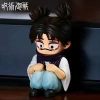 Anime Peripherals SJujutsu Battles Grievances Squatting Q-Version Figurines Cute Desktop Ornaments Squatting Desk Models