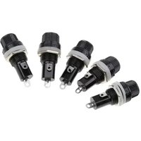 Mounted Fuse Holders 5 Pieces 2025 VCQ for 5*20 10A 250V Thread Screw Cap Panel New Sell Good