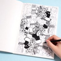 A Coloring Book for Tracing Drawing Doodling Line Drawing Zero Foundation Can Be Painted Doodling Drawing Book or Drawing Gift